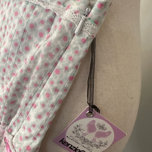 Kenzie Girl NWT Floral Pleated Summer Skirt Ribbon SZ 13 NWT - Picture 6 of 9